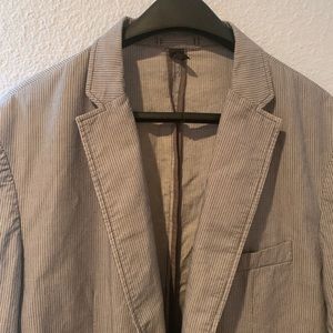 Men's Lightweight Pinstripe Blazer